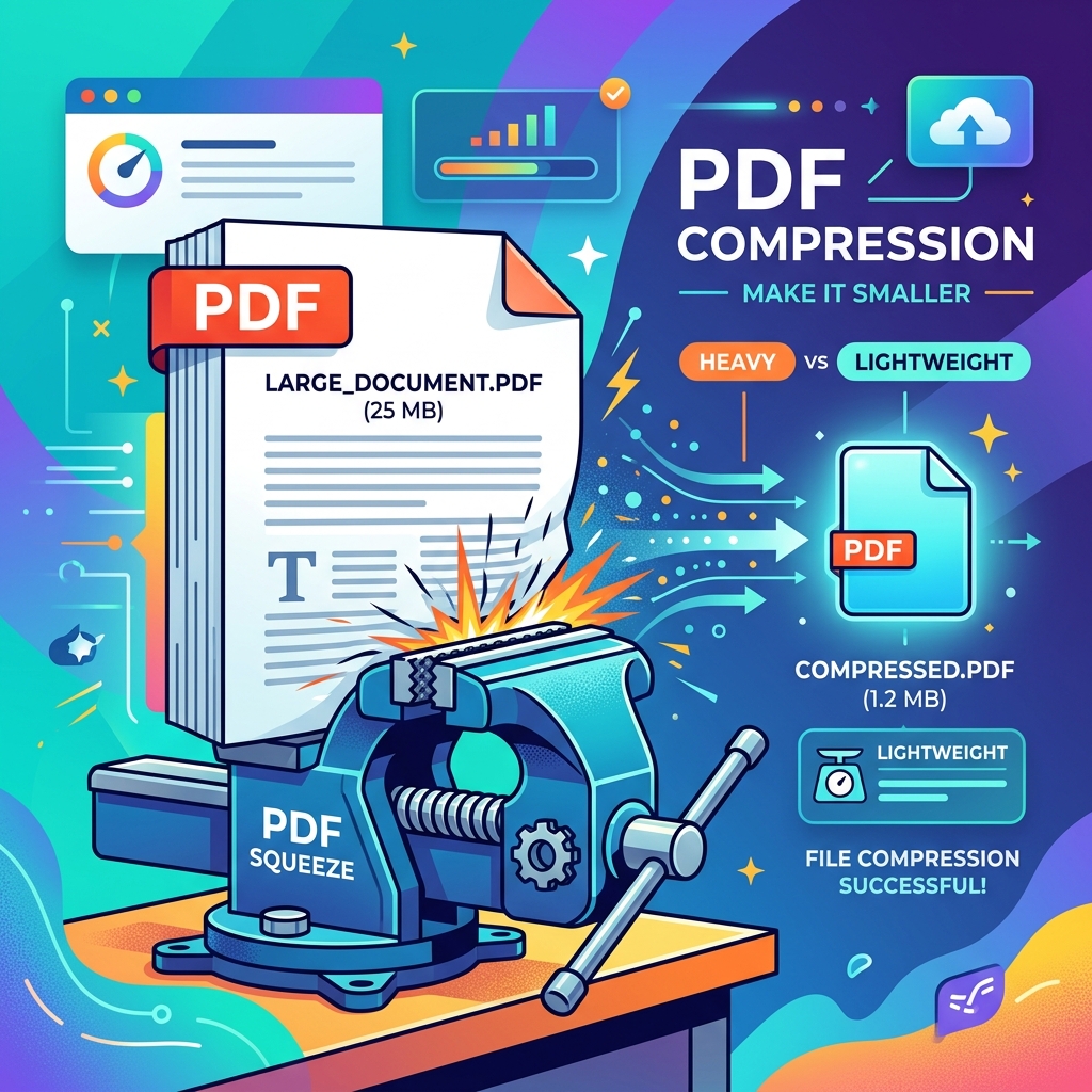 Compressing PDFs Without Data Loss