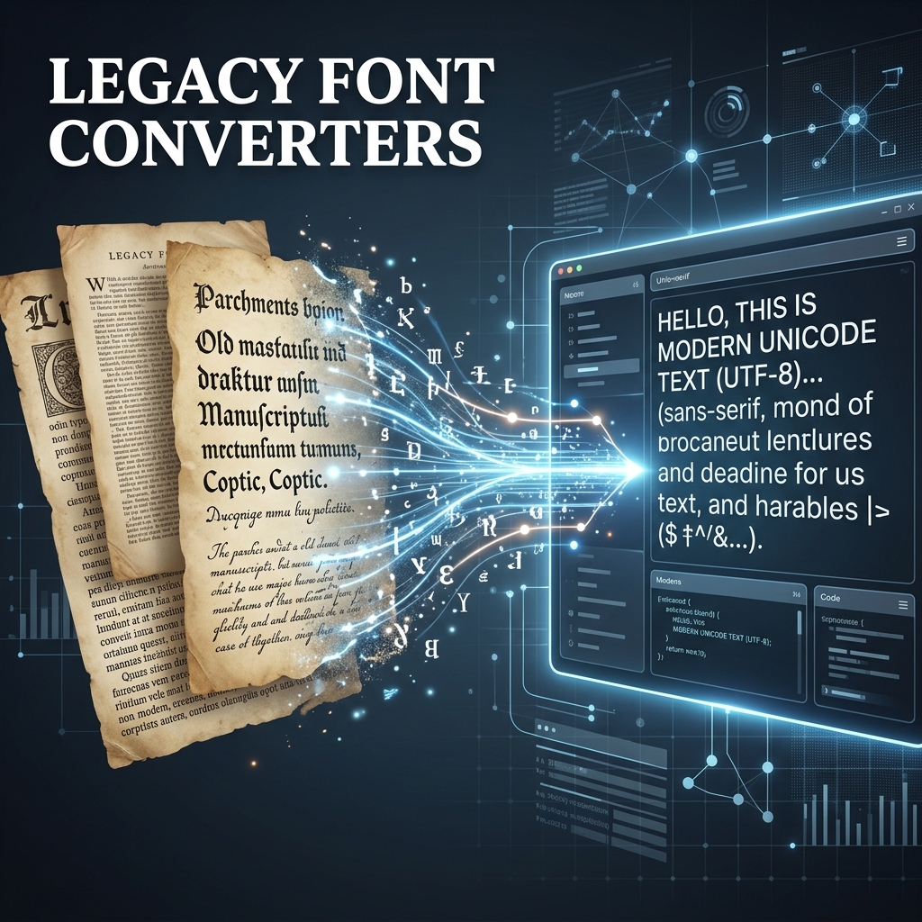 Legacy Font Converters: Preeti to Unicode