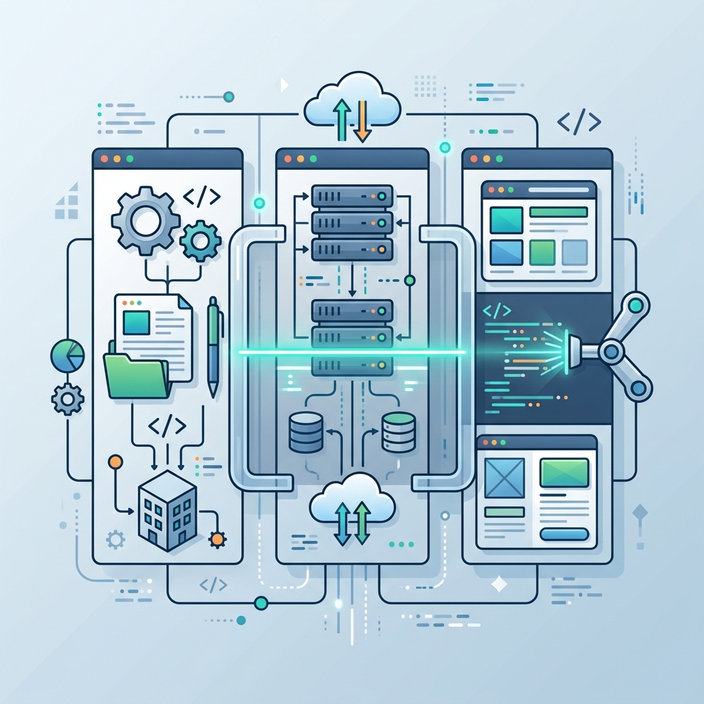 Technology Stack Analysis Illustration