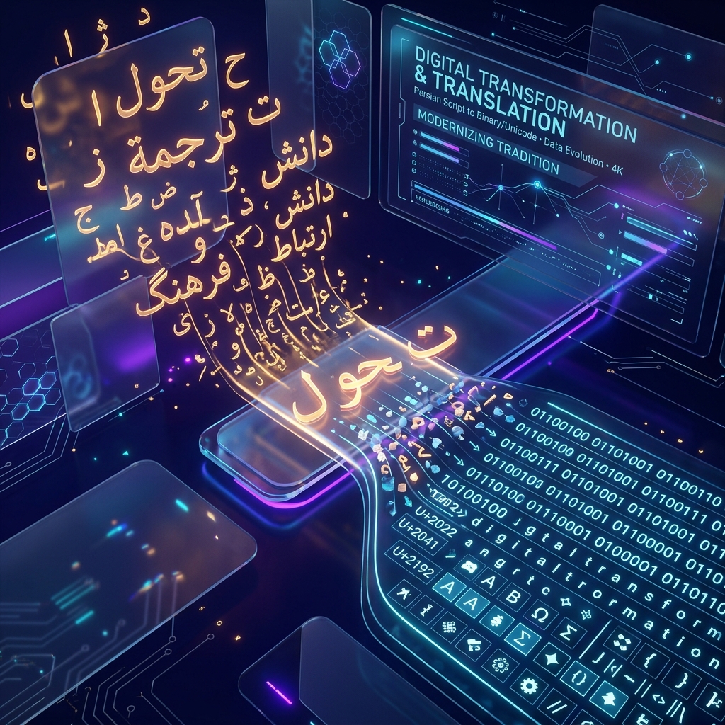 Persian Legacy to Unicode Digital Transformation Workflow