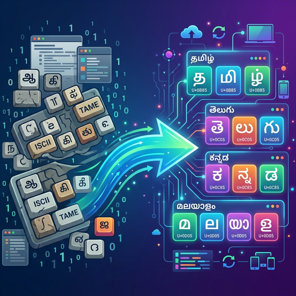 Grantha to Unicode Digital Transformation Workflow
